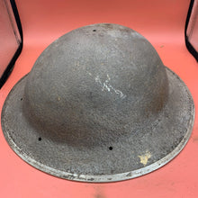 Load image into Gallery viewer, Original British Army WW2 Soldiers Military Combat Mk2 Brodie Helmet - SA Made
