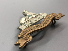 Load image into Gallery viewer, Original British Army WW2 Royal Lincolnshire Regiment Cap Badge
