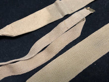 Load image into Gallery viewer, Original WW2 British Army 37 Pattern Khaki L-Straps Webbing - Wartime Dated
