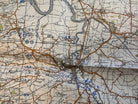 Original WW2 British Army GSGS OS Map of Great Britain - Bridgewater & Quantock - The Militaria Shop