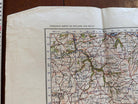 Original WW2 British Army OS Map of Great Britain - Carmarthen - The Militaria Shop