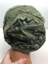 Load image into Gallery viewer, Original Royal Air Force RAF Cold War Period G Type Green Jet Flying Helmet 22C
