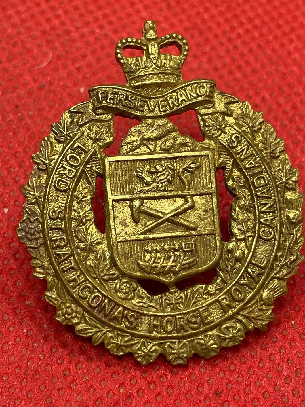 British Army - Lord Strathcona's Horse Royal Canadians Cap Badge