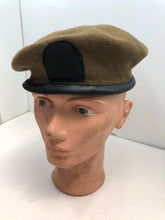 Charger l&#39;image dans la galerie, Genuine British Army Khaki Guards Regimental Beret Hat - Size 56cm
