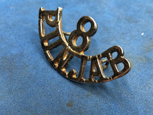Load image into Gallery viewer, Original WW2 British Army 8th Punjab Indian Shoulder Title
