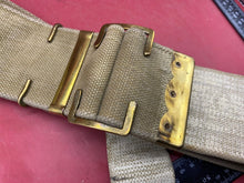 Load image into Gallery viewer, Original WW1 British Army 1908 Pattern Waist Belt - Whitewashed for Police - 42&quot;
