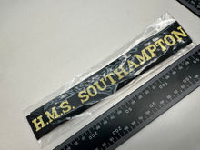 Load image into Gallery viewer, Genuine British Royal Navy H.M.S Southampton Cap Tally - Full Length - NOS
