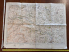Original WW2 British Army GSGS Os Map of Great Britain - Ripon & Northallerton - The Militaria Shop