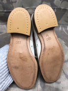 Genuine British Army Women's White Summer Shoes - WW2 Pattern - Size UK 3 M - The Militaria Shop
