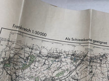 Load image into Gallery viewer, Original WW2 German Army Map of Saint Amand, France
