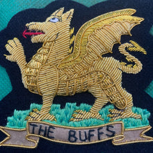 Load image into Gallery viewer, British Army Bullion Embroidered Blazer Badge - Royal East Kent Regiment - Buffs
