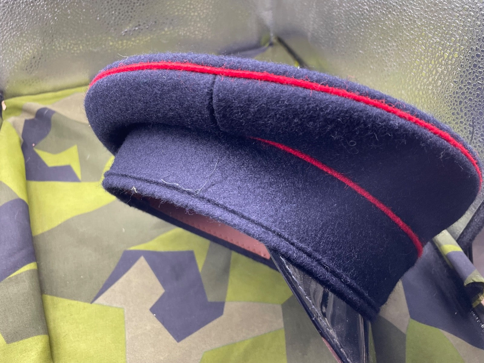 Original British Army Royal Engineers Peaked Cap - Size 57cm Approx - The Militaria Shop