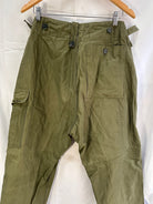 Genuine British Army 1960 Pattern Combat Trousers OD Green - Size 2 - 33" Waist - The Militaria Shop