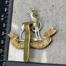 Load image into Gallery viewer, Original WW2 British Army Cap Badge - Royal Warwickshire Regiment
