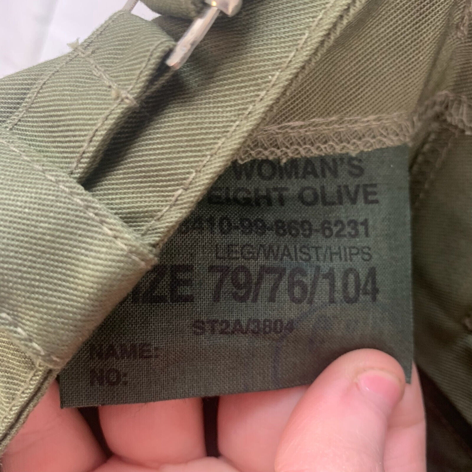 British Army Men's OD Green Lightweight Combat Trousers - Size 79/76/104 - The Militaria Shop