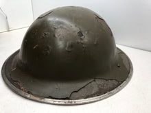 Lade das Bild in den Galerie-Viewer, Original WW2 British Army Thick Green Painted Mk2 Brodie Helmet
