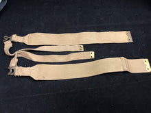 Load image into Gallery viewer, Original WW2 British Army 37 Pattern Khaki L-Straps Webbing - Wartime Dated
