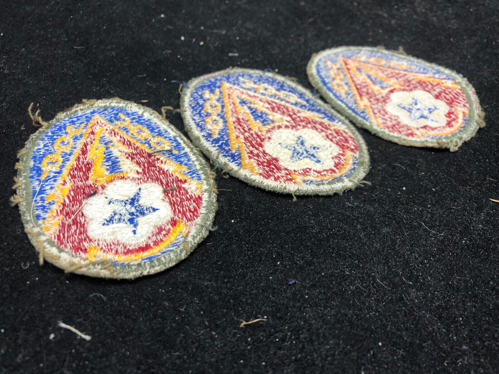 Original WW2 US Army Advanced Communications Zone ETO Cloth Badge Patch - The Militaria Shop