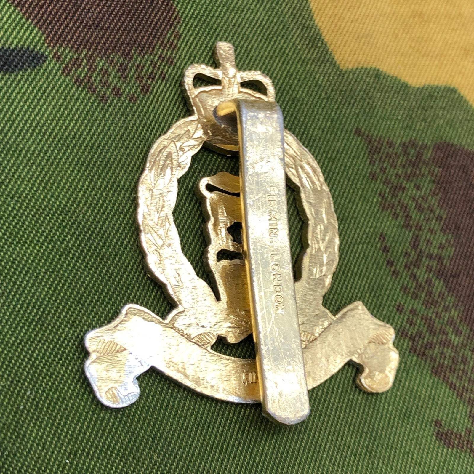 Original British Staybrite Army Cap Badge - Adjutant General's Corps - The Militaria Shop
