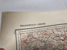 Load image into Gallery viewer, Original WW2 German Army Map of France - Angers
