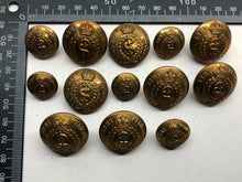 Load image into Gallery viewer, Original WW2 British Army Uniform Buttons - Royal Army Medical Corps RAMC
