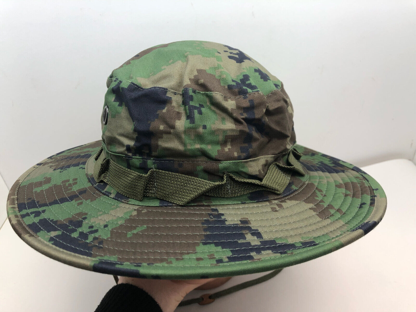 Genuine US Army Digital Jungle Camouflage Boonie Sun Hat Type II - Size 8 - The Militaria Shop