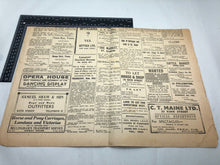 Load image into Gallery viewer, Original WW2 British Newspaper Channel Islands Occupation Jersey - October 1941
