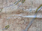 Original WW2 British Army OS Map of Scotland - Loch Ericht & Loch Laggan - The Militaria Shop