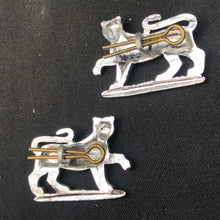 Load image into Gallery viewer, Original British Collar Badge Pair - Gordon Highlanders - The Militaria Shop
