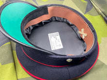 Load image into Gallery viewer, Original British Army Royal Engineers Peaked Cap - Size 57cm - The Militaria Shop
