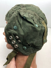 Load image into Gallery viewer, Original Royal Air Force RAF Cold War Period G Type Green Jet Flying Helmet 22C
