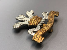 Load image into Gallery viewer, Original WW2 British Army The Royal Hussars Cap Badge
