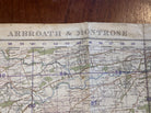 Original WW2 British Army GSGS Map of Scotland - Arbroath & Montrose - The Militaria Shop