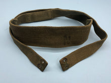 Load image into Gallery viewer, Original WW2 British Army Tan Webbing Shoulder Strap 37 Pattern
