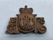 Load image into Gallery viewer, British Army Victorian 1st City of Edinburgh Artillery Volunteers Cap Badge
