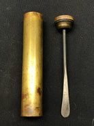 Original WW1 British Army Brass Oil Bottle - SMLE Lee Enfield - EFD Marked - The Militaria Shop