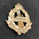 Genuine WW2 British Army Brass Cap Badge - East Lancashire Regiment - The Militaria Shop