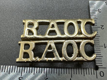 Load image into Gallery viewer, Genuine British Army Royal Army Ordnance Corps Shoulder Title Pair
