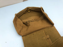 Lade das Bild in den Galerie-Viewer, Original WW2 British Army 37 Pattern Bren / Utility Pouch - Auxilliary Pouch
