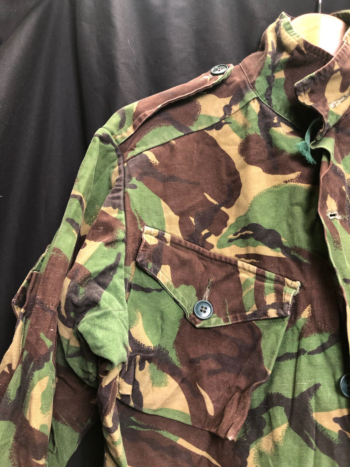 Vintage British Army Surplus Camouflaged Combat DPM Jacket - Size 180/96 - The Militaria Shop