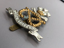 Load image into Gallery viewer, Original WW2 British Army North Stafford Regiment Cap Badge
