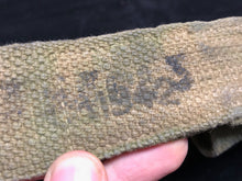 Load image into Gallery viewer, Original WW2 British Army 37 Pattern No.4 Stick Bayo Khaki Webbing Frog 1942
