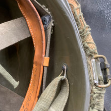 Load image into Gallery viewer, Genuine Dutch Army M53 Euroclone of US M1 Camouflaged Helmet &amp; Liner Set - The Militaria Shop
