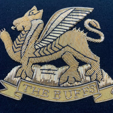 Load image into Gallery viewer, British Army Bullion Embroidered Blazer Badge - Royal East Kent Regiment - Buffs
