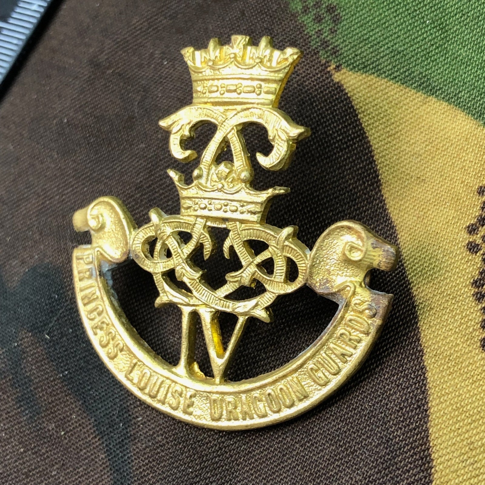 Original British Staybrite Army Cap - 4th Princess Louise Dragoon Guards - The Militaria Shop