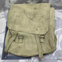 Load image into Gallery viewer, Original WW2 British Army 37 Pattern Webbing Large Pack - Wartime Dated
