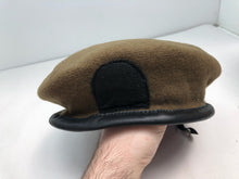 Load image into Gallery viewer, Genuine British Army Khaki Guards Regimental Beret Hat - Size 56cm
