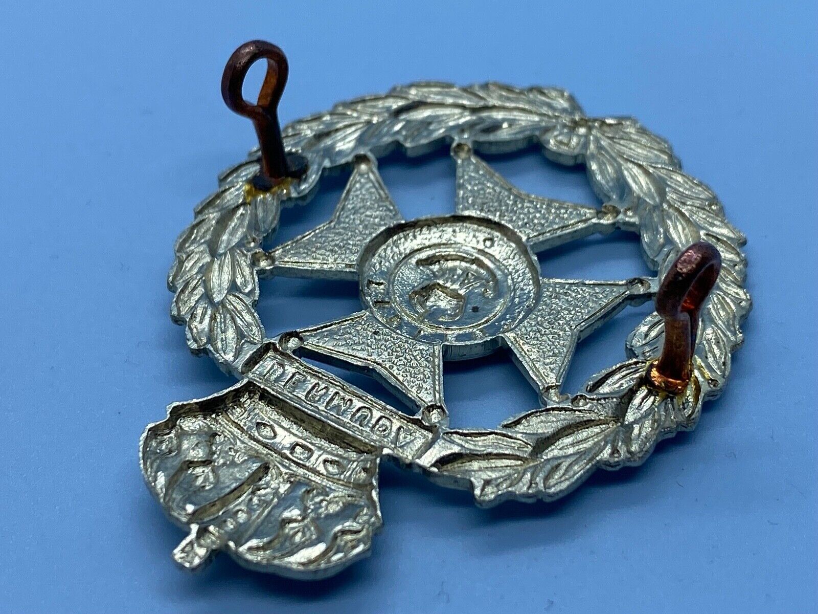 Original WW1 / WW2 British Army Bermuda Rifle Corps Cap Badge - The Militaria Shop