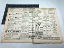 Charger l&#39;image dans la galerie, Original WW2 British Newspaper Channel Islands Occupation Jersey - March 1941
