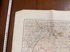 Original WW2 British Army GSGS OS Map of Great Britain - Llandrindod Wells - The Militaria Shop